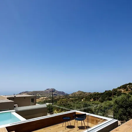New Stylish Sea View Complex Domus Elia With Private Pool, 4km From Nearest * Agios Vasilios (Rethymno)